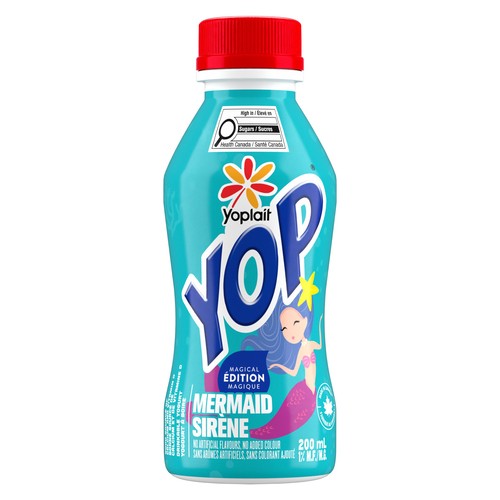 Yoplait Yop 1% Drinkable Yogurt Magical Edition Mermaid 200 ml (bottle)