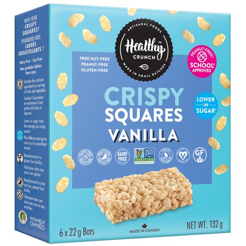 Healthy Crunch Rice Crispy Squares Vanilla 132 g