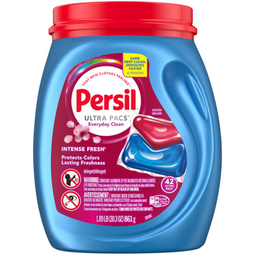 Persil Laundry Detergents Discs Intense Fresh 42 Count