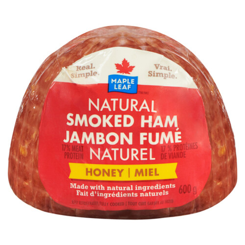 Maple Leaf Deli Natural Smoked Ham Honey 600 g