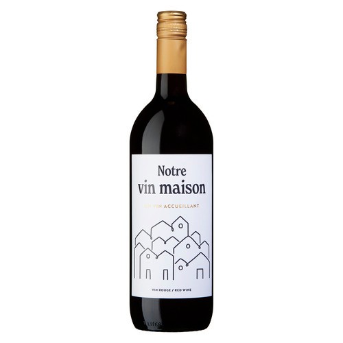 Notre Vin Maison Fruity and Light Red Wine 1 L (bottle)