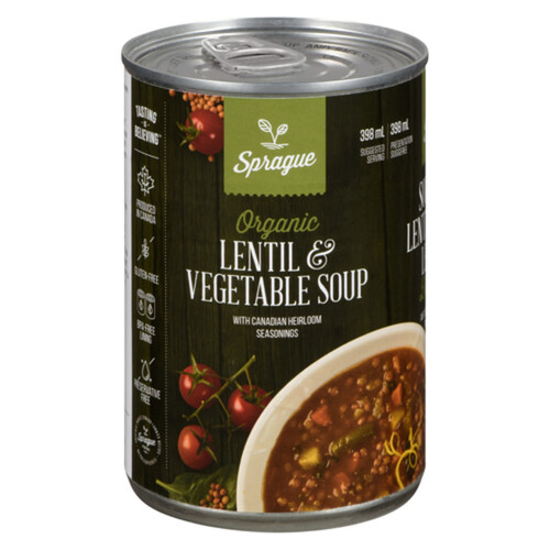 Sprague Organic Soup Lentil with Vegetables 398 ml - Voilà Online ...