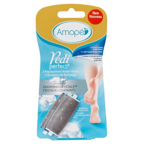 Amope Pedi Perfect Roller Heads 2 EA