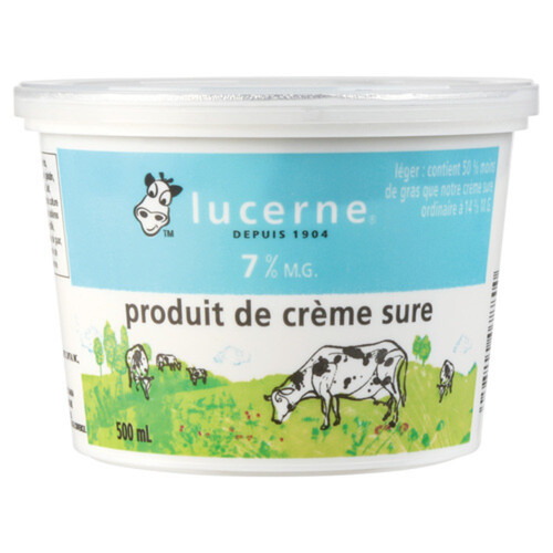 Lucerne Light 7% Sour Cream 500 ml