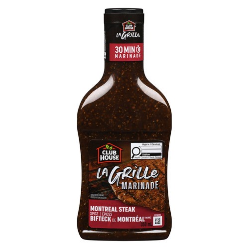 Club House La Grille Marinade Montreal Steak Spice 350 ml