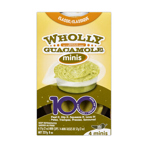 Wholly Guacamole Classic Minis 4 x 57 g