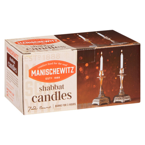 Manischewitz Candles Shabbat 72 Pack