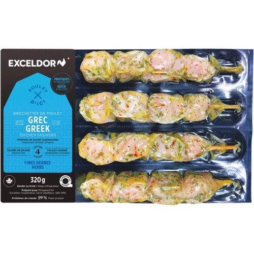 Exceldor Greek Chicken Skewer Fine Herbs 320 g