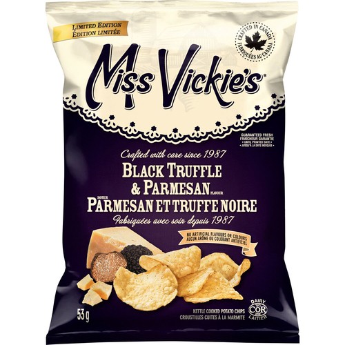Miss Vickie's Kettle Cooked Potato Chips Black Truffle & Parmesan 53 g