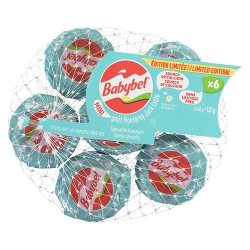 Babybel Mini Monterey Jack Cheese 120 g
