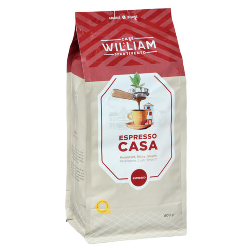 William Spartivento Espresso Casa Coffee Beans 800 g