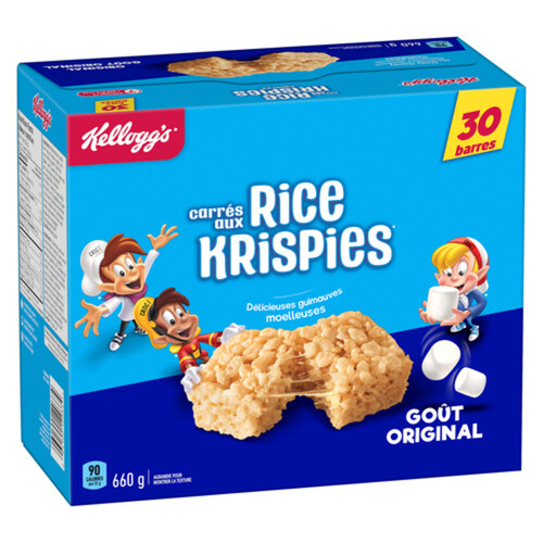 Kellogg's Rice Krispies Squares Jumbo 660 g - Voilà Online Groceries ...