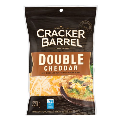 Cracker Barrel Shredded Cheese Double Cheddar 320 g