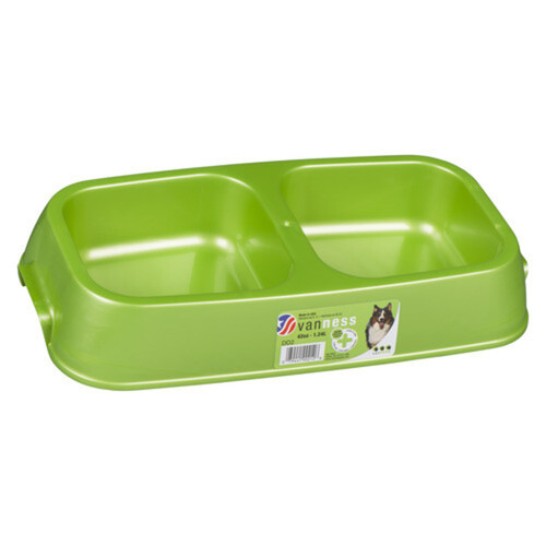 Van Ness Medium Dog Dish Double 1 Count