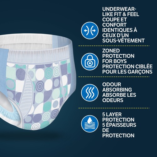 Goodnites Boys Nighttime Bedwetting Underwear Size L (68-95 lbs) 34 Count