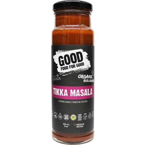 Good Food For Good Organic Cooking Sauce Tikka Masala 250 ml 
