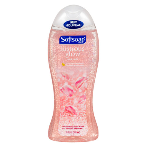 Softsoap Lustrous Glow Body Wash Pink Rose & Vanilla 591 ml