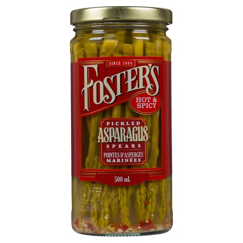 Foster's Pickled Asparagus Spears Hot & Spicy 500 ml