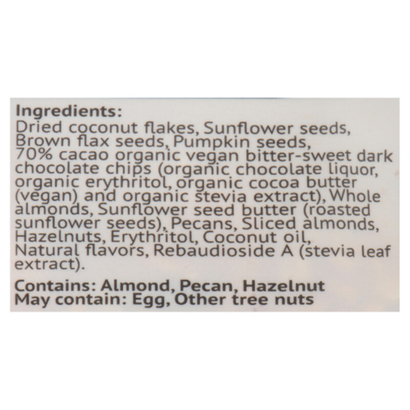 Tutti Gourmet Keto Granola Chocolate 190 g Voilà Online Groceries