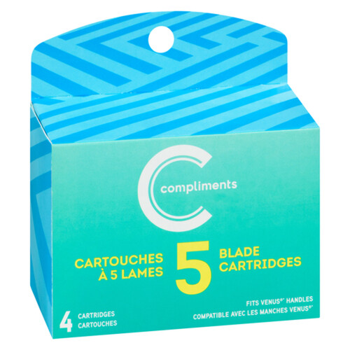 Compliments Women's Cartridges Five Blade 4 Count