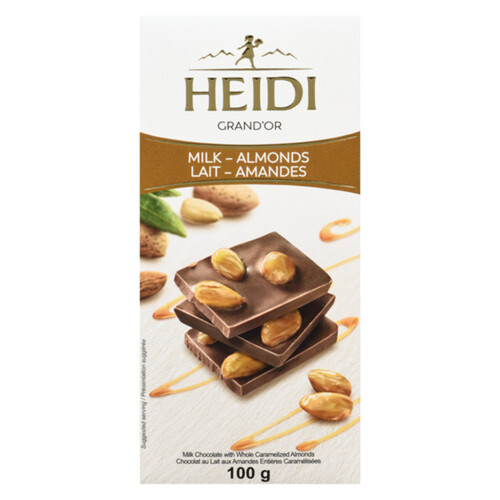Heidi Almonds With  Milk Chocolate & Caramel 100 g
