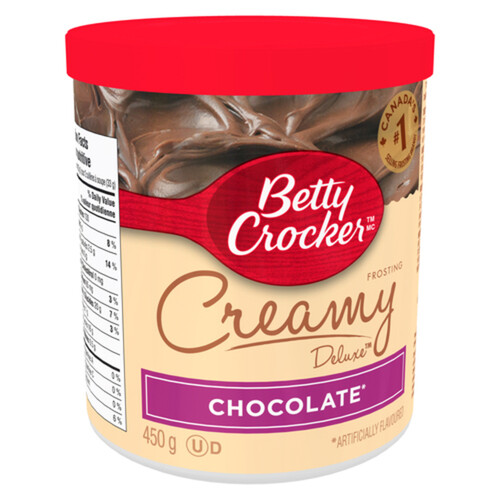 Betty Crocker Creamy Deluxe Frosting Chocolate 450 g