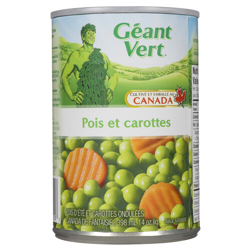 Green Giant Sweet Peas & Carrots Crinkle Cut 398 ml