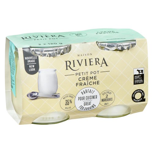 Riviera 35% Creme Fraiche 2 x 120 ml