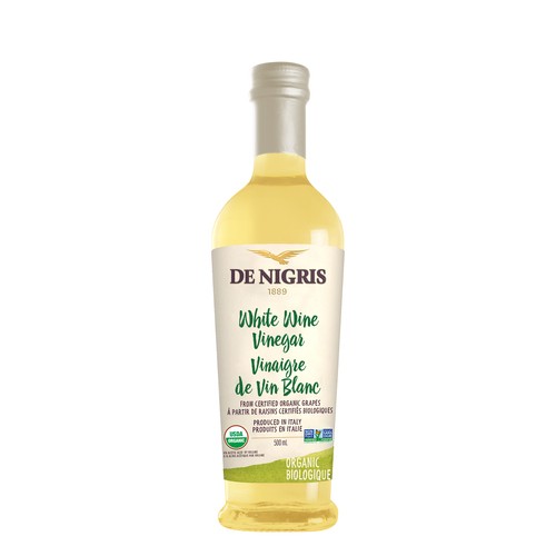 De Nigris Organic Vinegar White Wine 250 ml