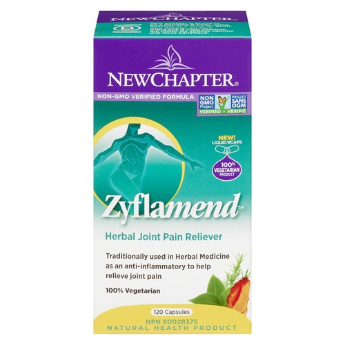 New Chapter Zyflamend Herbal Joint Pain Reliever 120 Capsules 