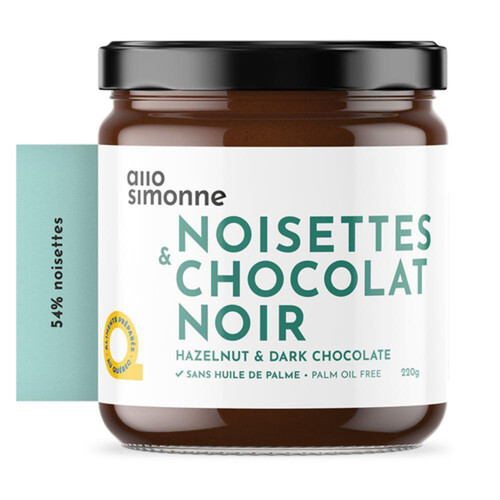 Allo Simonne Spread Hazelnut & Dark Chocolate 220 g