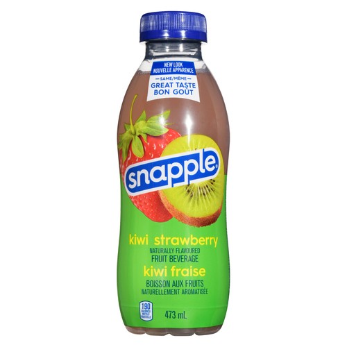 Snapple Fruit Beverage Kiwi Strawberry 473 ml (bottle)