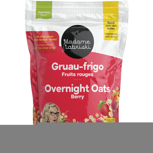 Madame Labriski Overnight Oats Berry 250 g