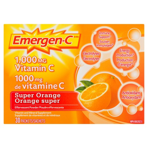 Emergen C Super Vitamin C Orange 1 EA