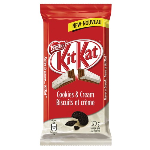 Kit Kat Chocolate Bar Cookies & Cream 170 g