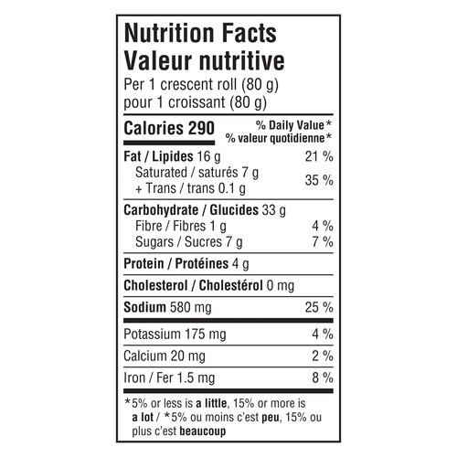 Pillsbury Grands! Crescents Dough 4 Rolls 318 g