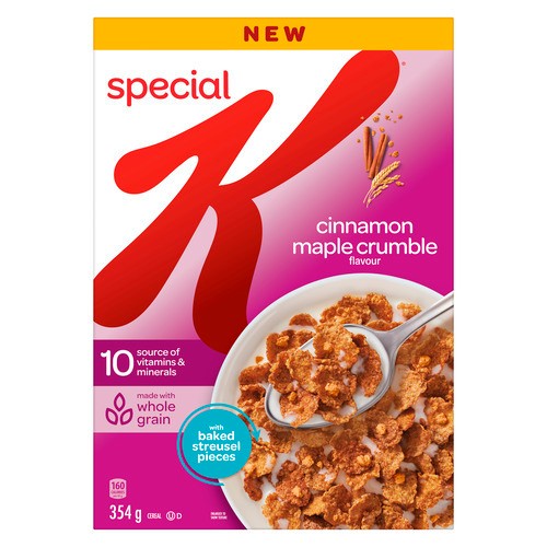 Kellogg's Special K Cereal Cinnamon Maple Crumble 354 g