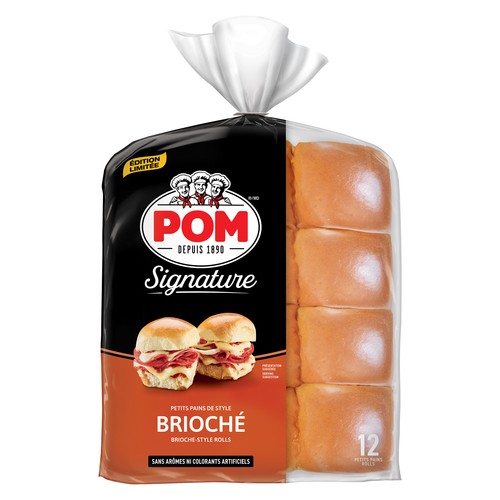 Pom Brioche Pull Aparts 12Pk Rolls 425 g
