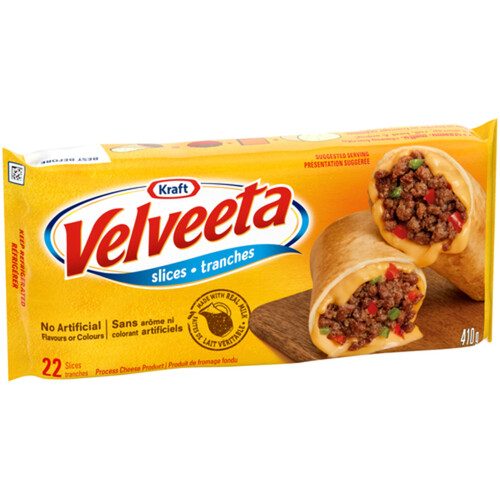 Velveeta Cheese Slices Thin Original 410 g