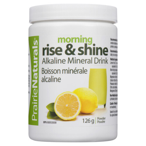 Prairie Naturals Morning Rise & Shine Alkaline Mineral Drink Powder 126 g