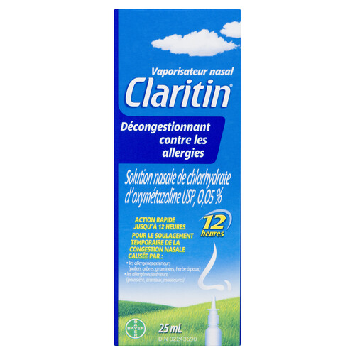 Claritin Nasal Allergy Decongestant Spray 25 ml