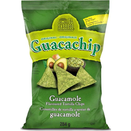 El Sabroso Tortilla Guacachip Guacamole 284 g