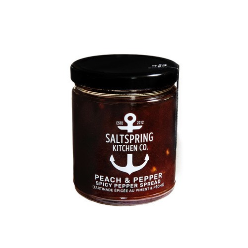 SaltSpring Kitchen Pepper Spread Peach & Pepper Spicy 270 ml