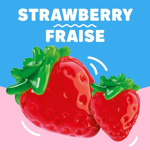Jell-O Sugar-Free Gel Snacks Strawberry 356 g