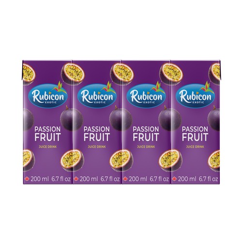 Rubicon Drink Juice Passion Fruit 200 ml
