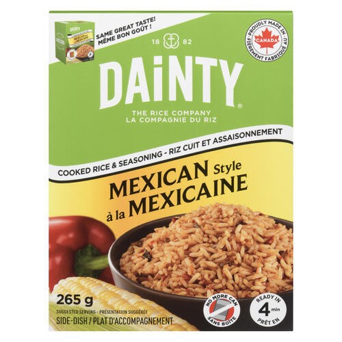 Dainty Cooked Rice & Seasoning Mexican Style 265 g