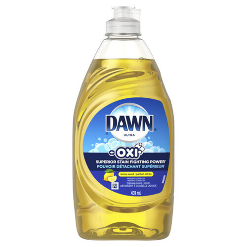 Dawn Ultra Oxi Dish Soap Lemon 431 ml