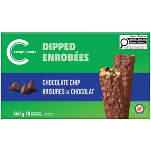 Compliments Granola Bars Dipped Chocolate Chip 560 g - Voilà Online ...