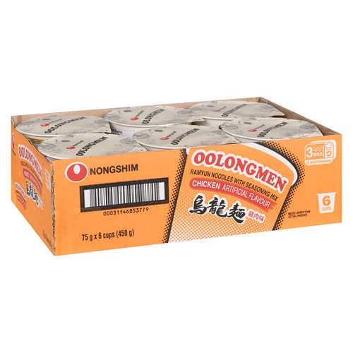 Nongshim Oolong Men Cup Noodle Soup Chicken 75 g