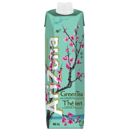 Arizona Premium Green Tea Ginseng & Honey 960 ml - Voilà Online